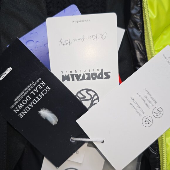 Sportalm Kitzbuhel Ultra Neon Ski Jacket in Pastel Lime, Various sizes, NWT - Picture 7 of 7